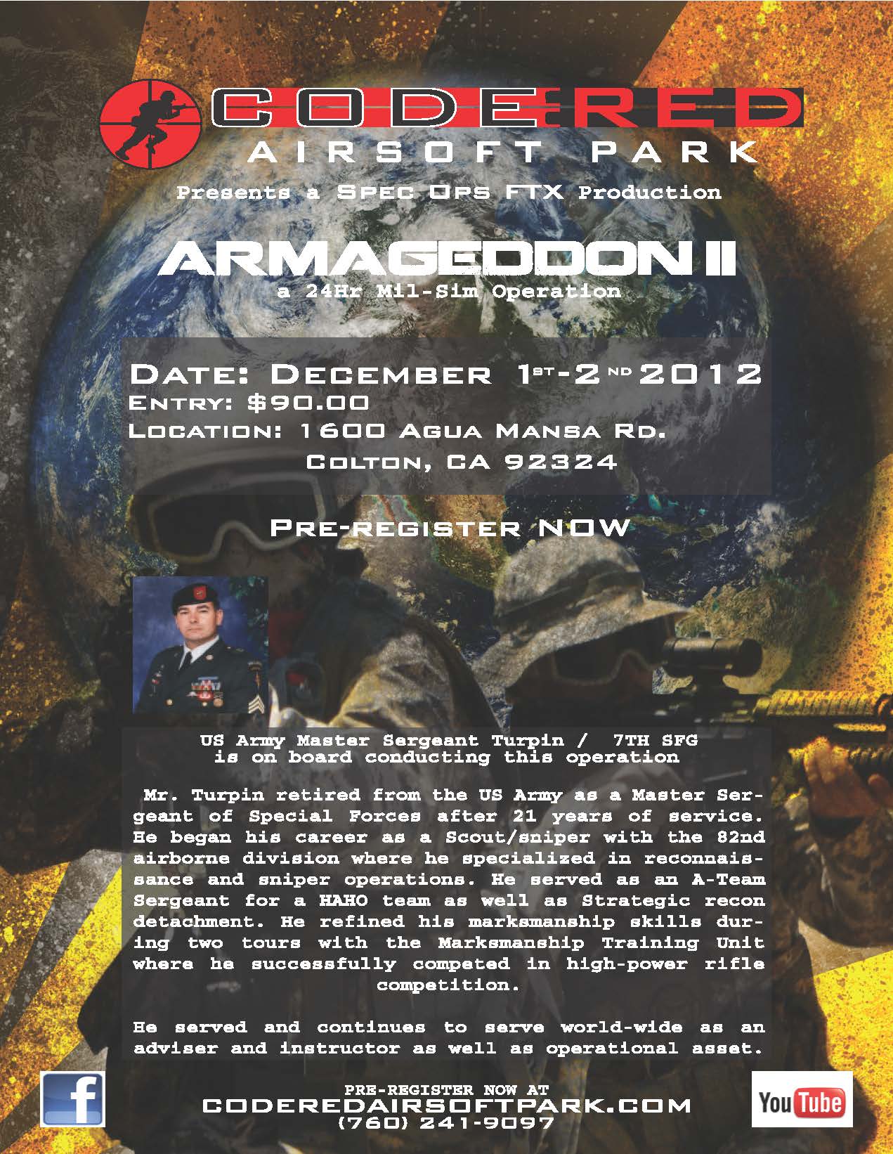 Code Red Airsoft Park Special Events
